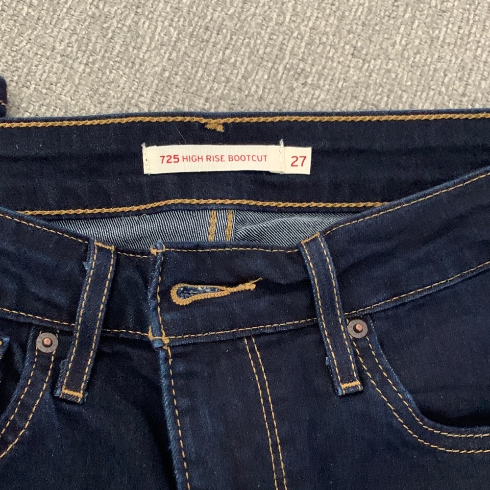 Levi's  Deep Indigo Bootcut Jeans